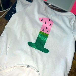 1 In A Melon First Birthday Onesie With Tutu 🍉